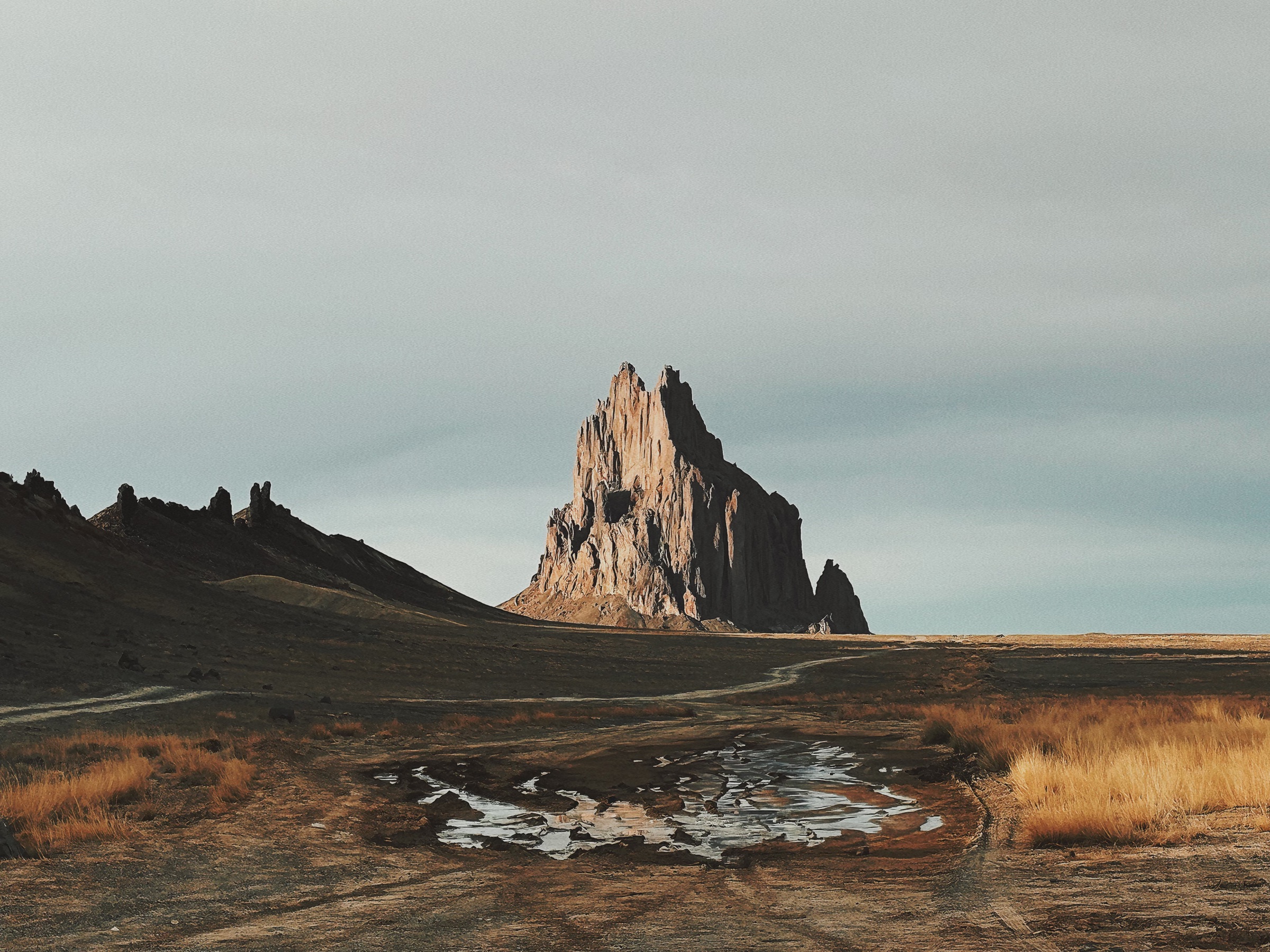 Shiprock in New Mexico.